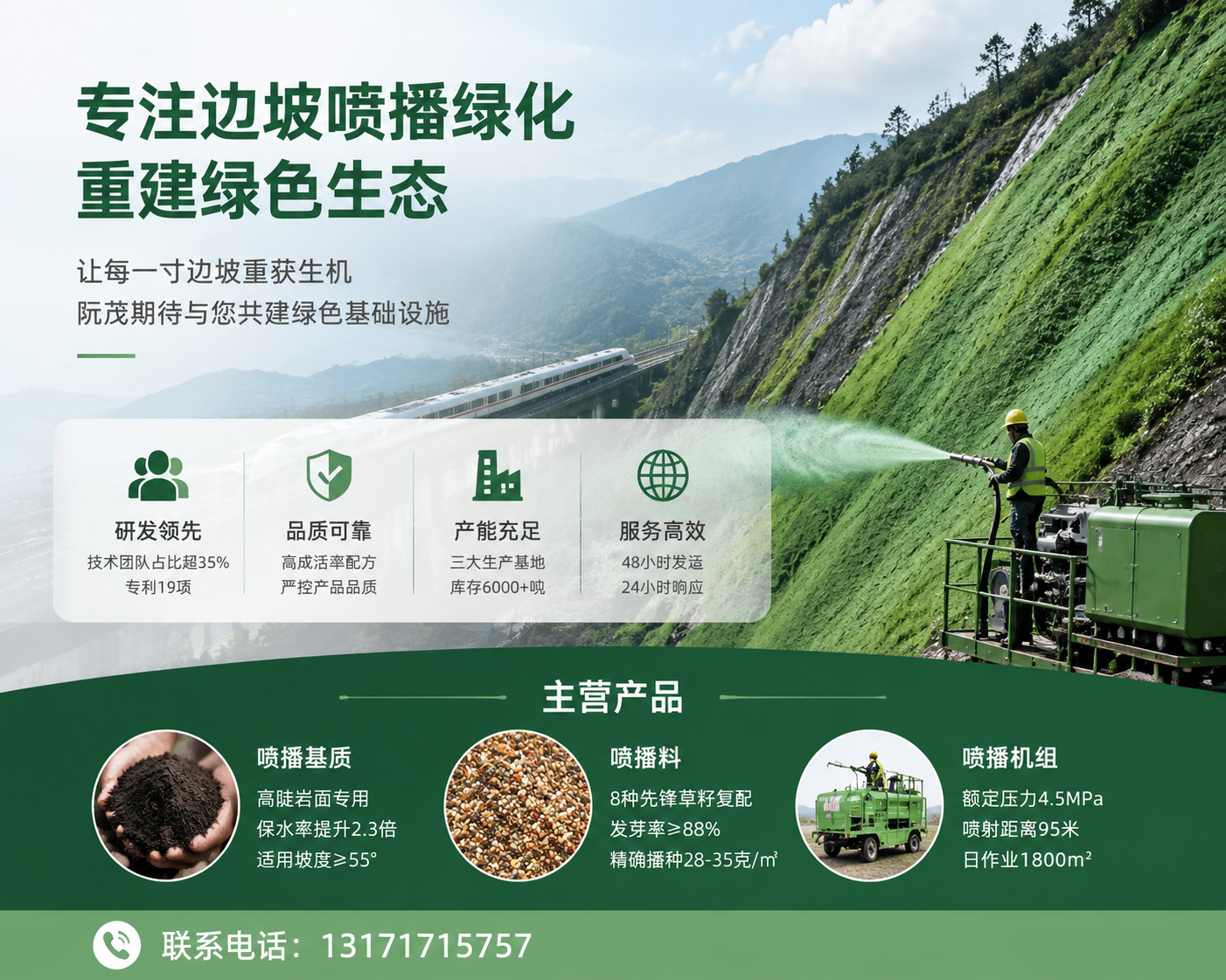 2026 年当下,会东比较好的河道边坡客土喷播优质厂家哪个好,河道护坡的秘诀,这玩意儿比传统种草快3倍还稳当