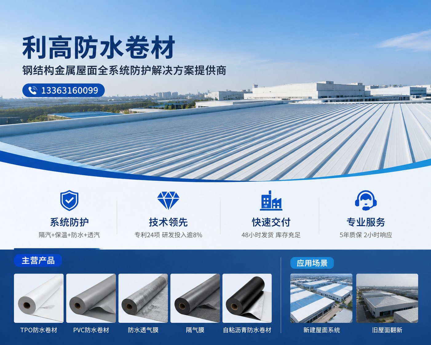 2026 年更新：赤峰靠谱的屋面tpo防水卷材供应商哪家专业,老房顶漏雨总修不好？试试这玩意儿居然5年没再渗水！
