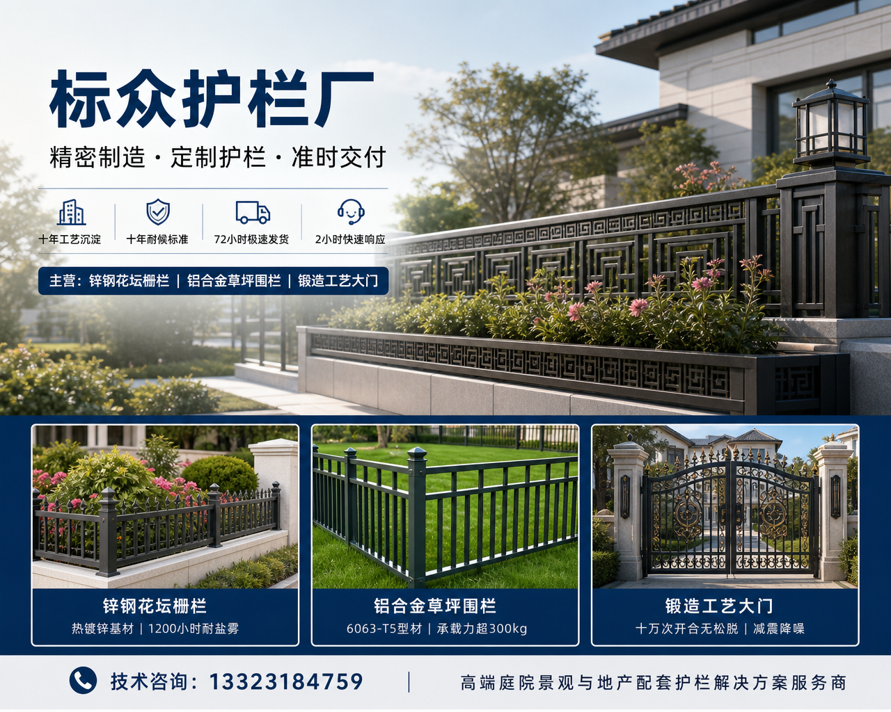 2026 年新发布:深州专业的铁艺围墙护栏定制厂家哪家好,小区围墙换了这玩意儿,居然30年没锈没坏,邻居都来问链接
