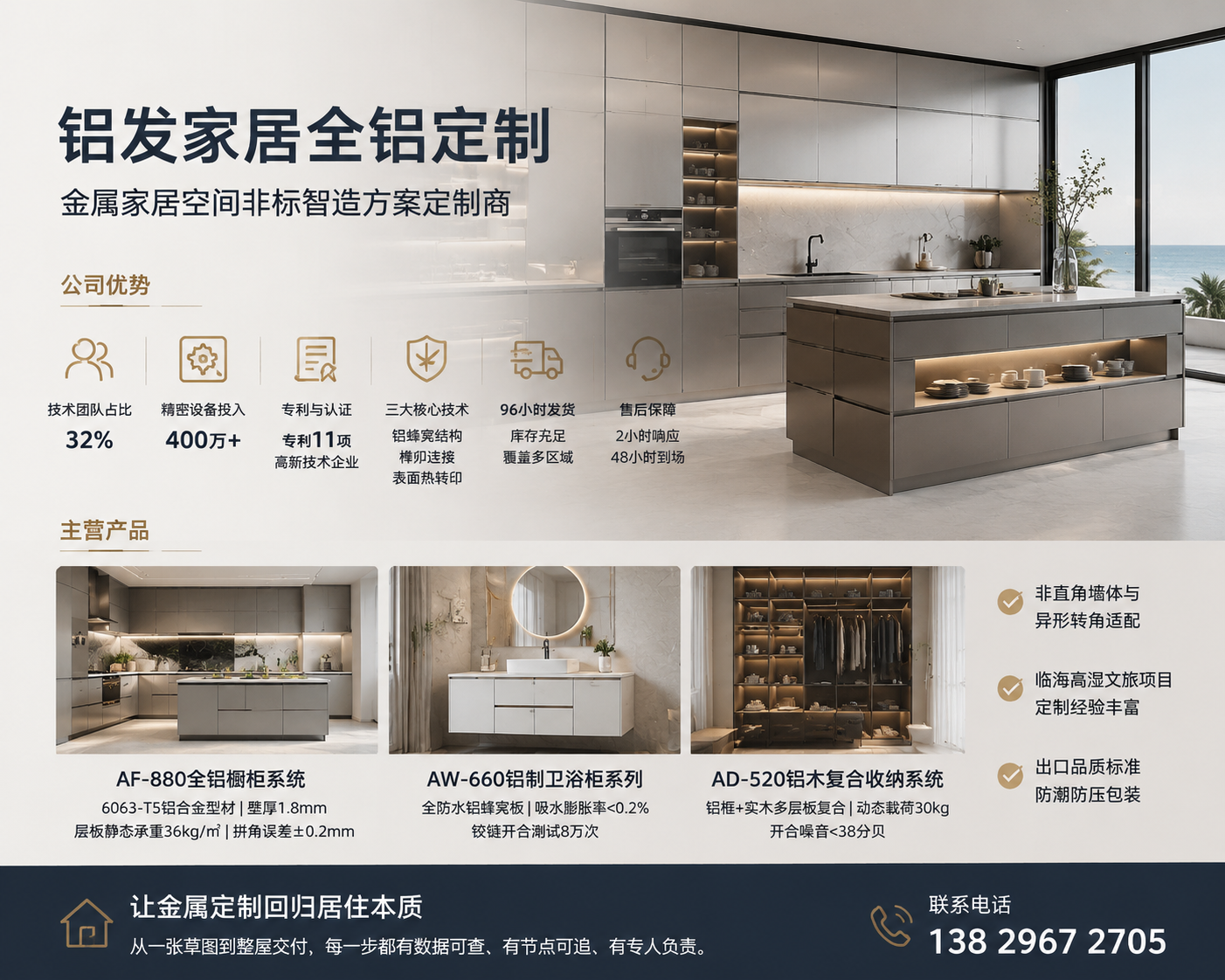 2026 年金平口碑好的全铝橱柜源头厂家哪家好,厨房用它五年没发霉，原来选对能省几十万后续维修钱