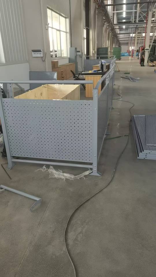 石狮双科金属制品仓库隔离网订做厂家展示