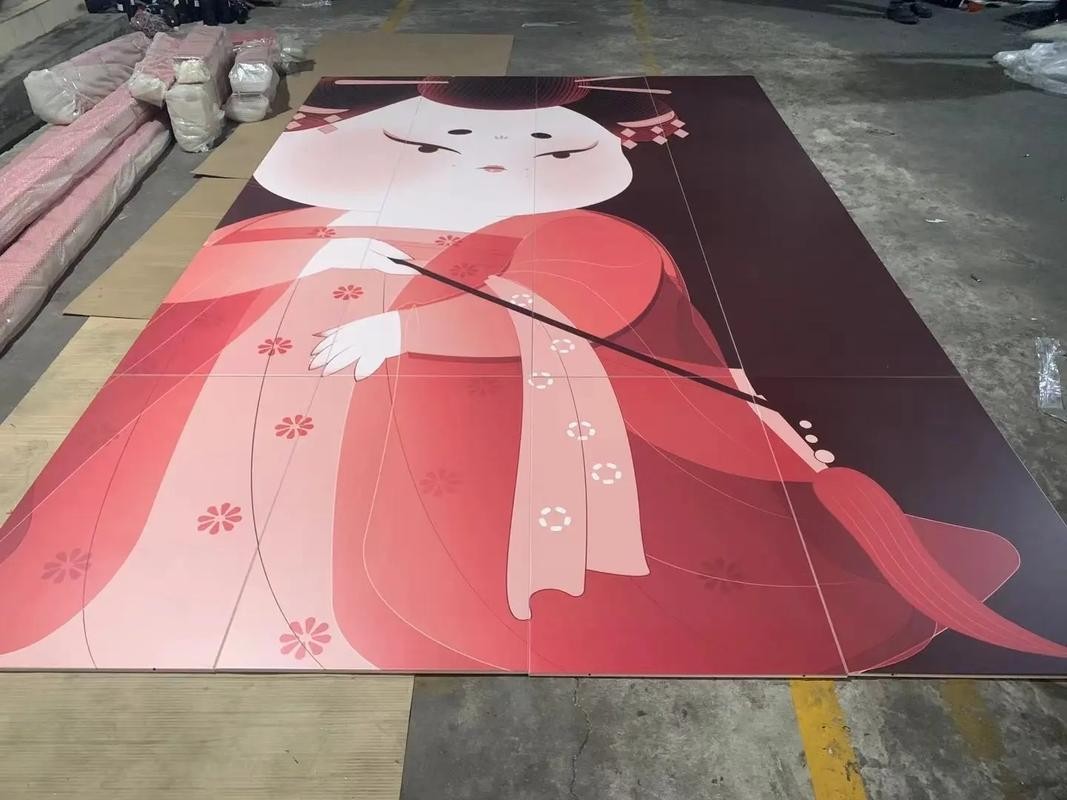保定昱晟新材料高光热升华铝板展示