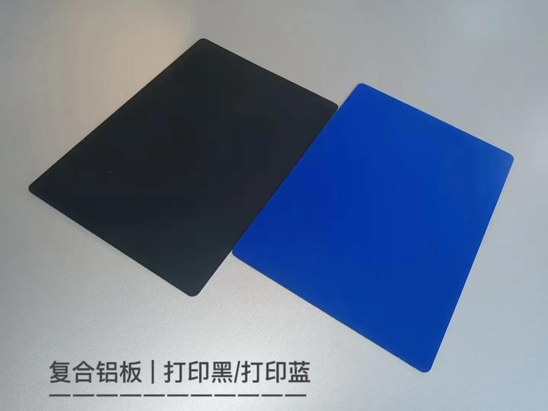 保定昱晟新材料带涂层热转印铝板展示