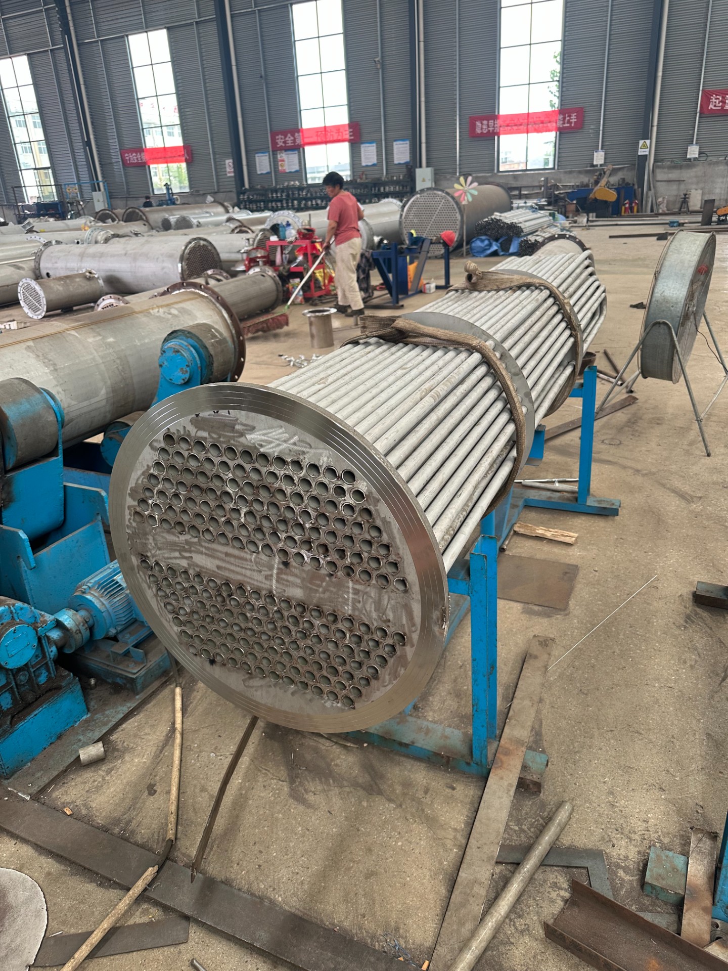 开封曦豪不锈钢冷凝器不锈钢冷凝器哪家好案例图片