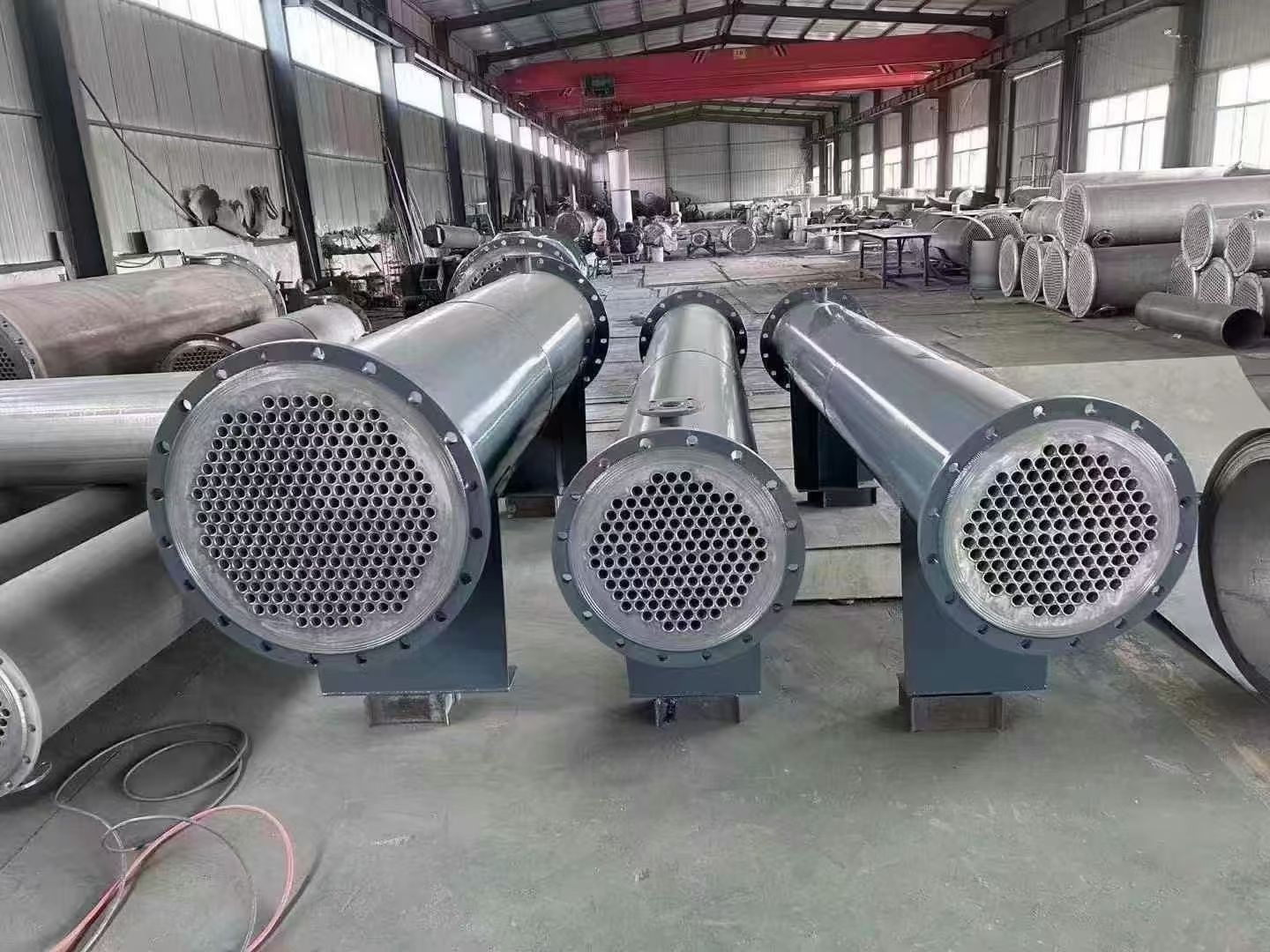 开封曦豪不锈钢冷凝器不锈钢冷凝器哪家好实拍