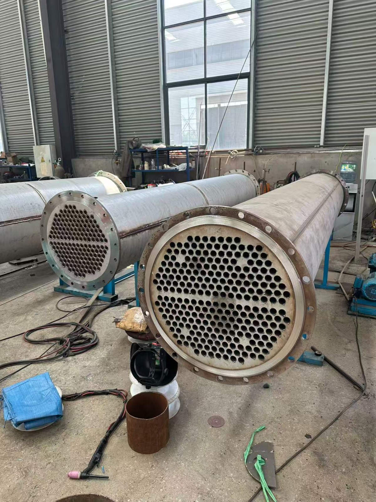 开封曦豪不锈钢冷凝器曦豪不锈钢冷凝器实力展示