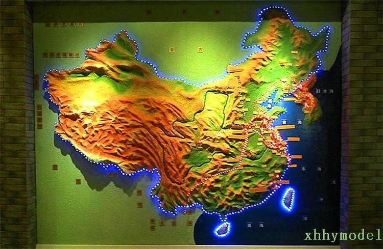 地形地貌沙盘
