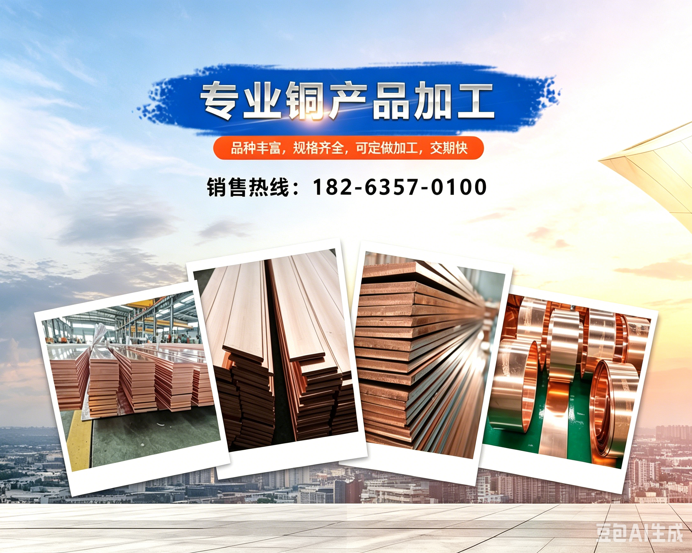 闸北鑫之泉紫铜管企业形象