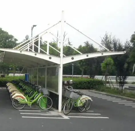 浮山鹏翔膜结构膜结构车棚源头厂家展示