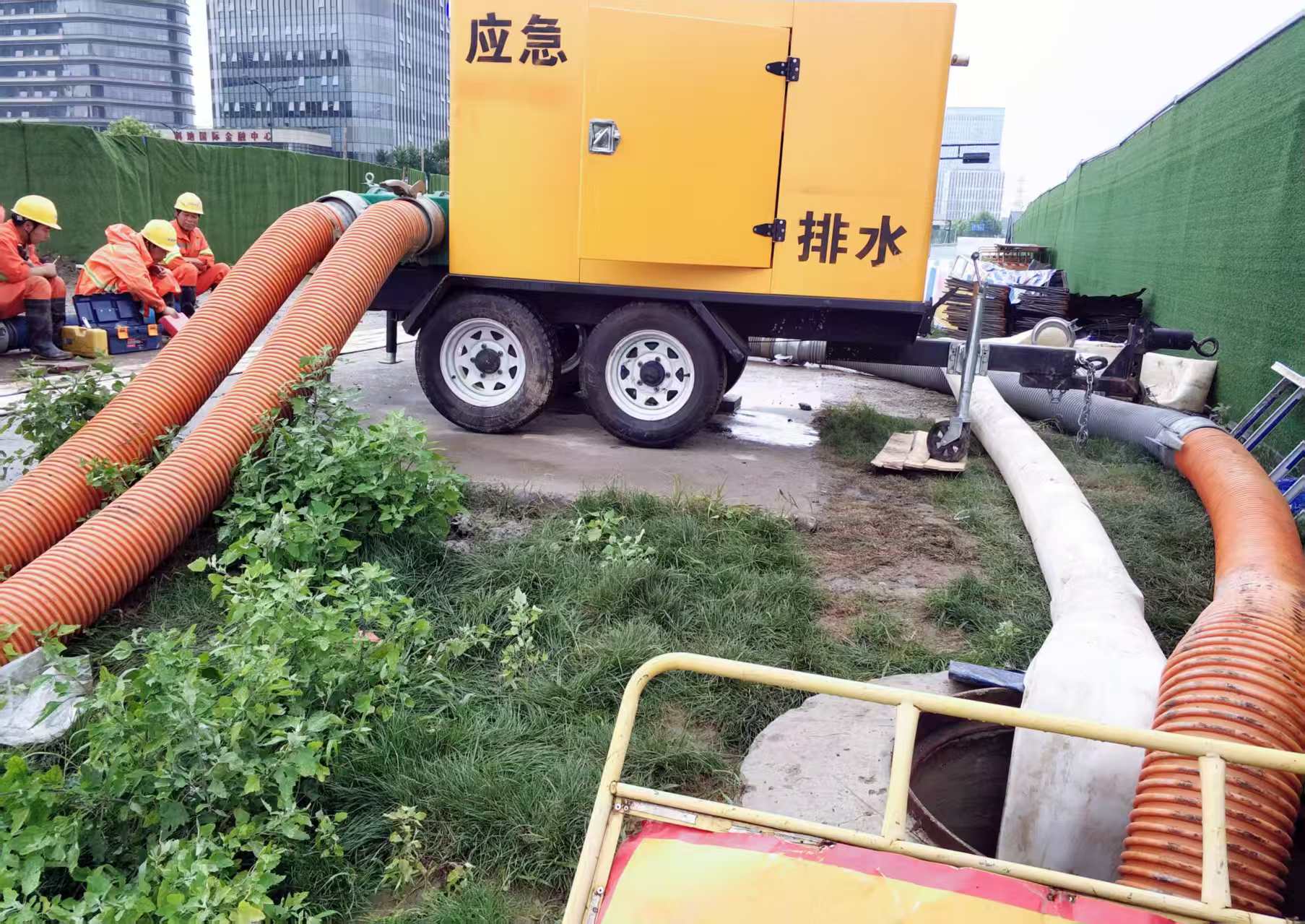 尖草坪大禹大型水泵租赁附近的大型水泵租赁工厂案例图片
