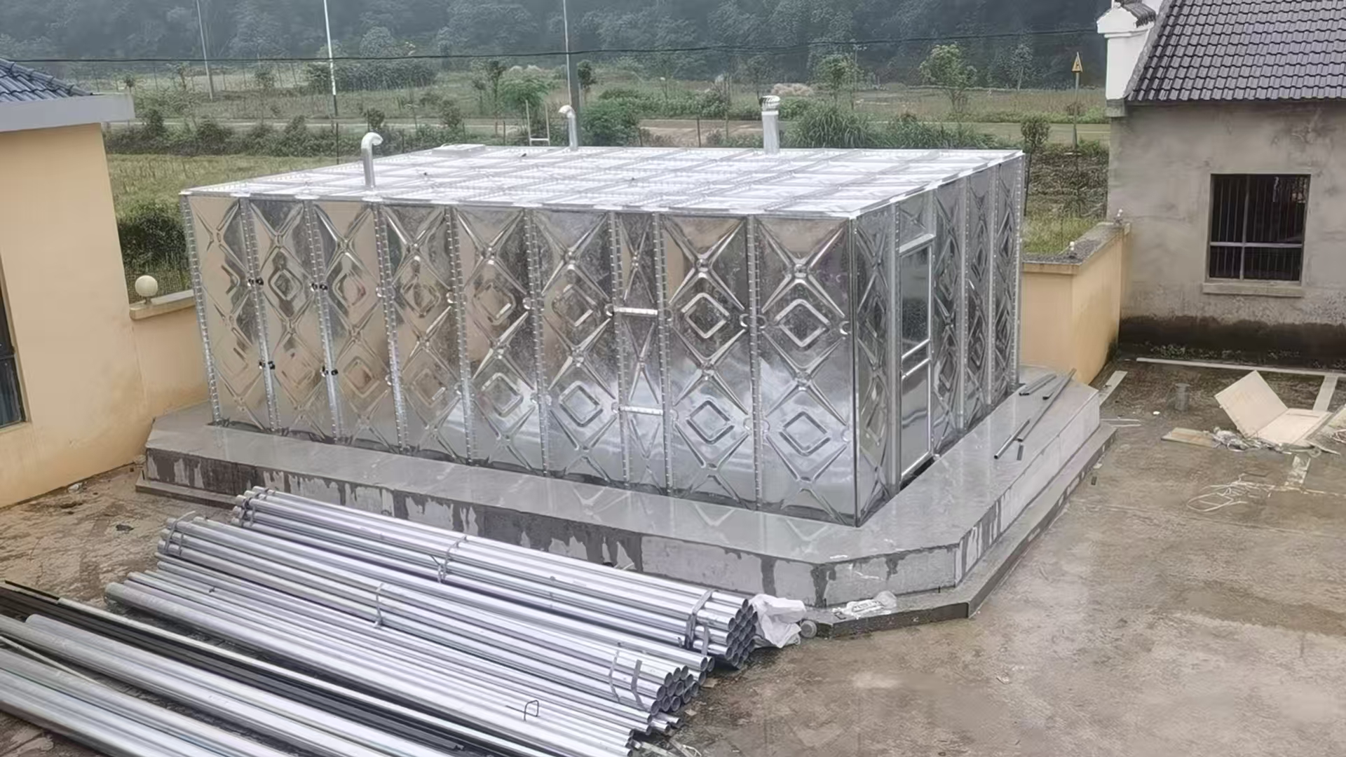 朔城唯创给水设备304不锈钢水箱应用场景