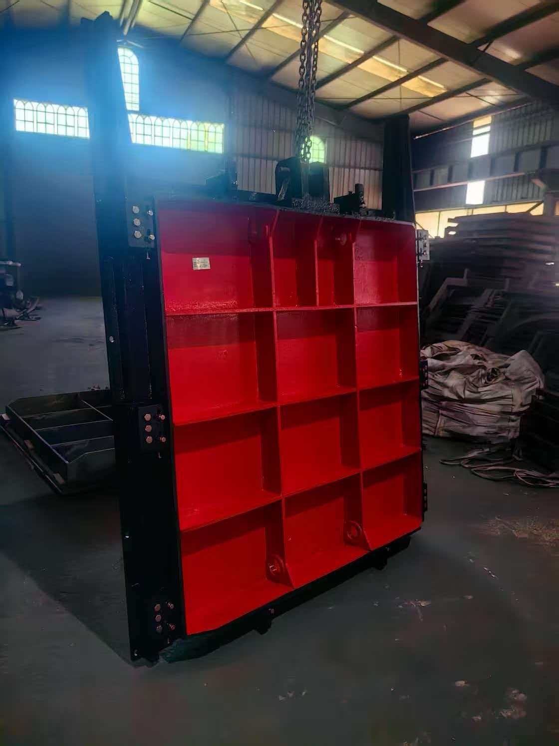 烟台禹江闸门铸铁闸门实拍