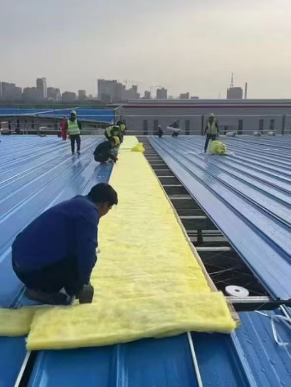 烟台龙飒岩棉保温棉玻璃棉厂家实拍