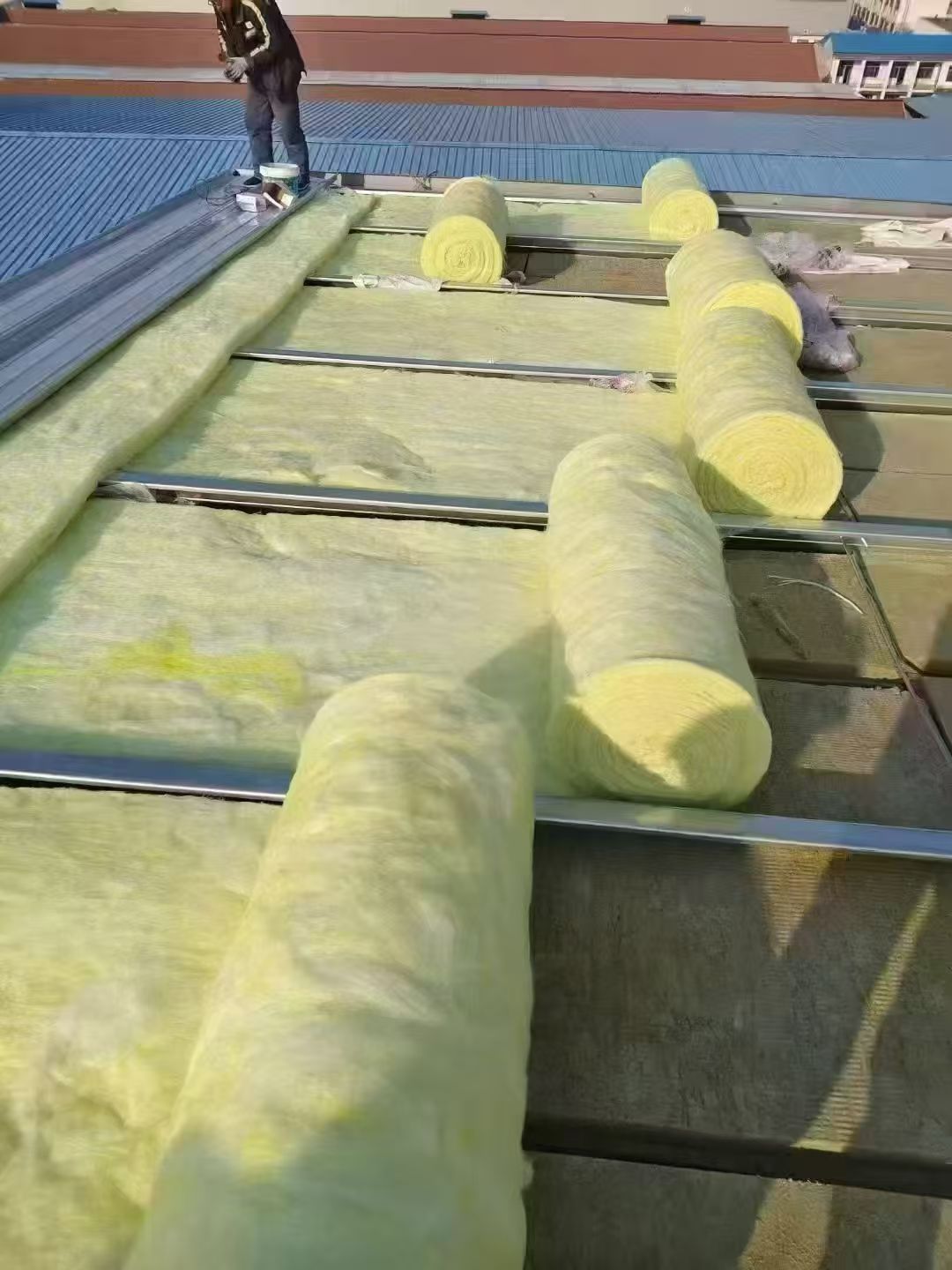 烟台龙飒岩棉保温棉岩棉板厂家展示