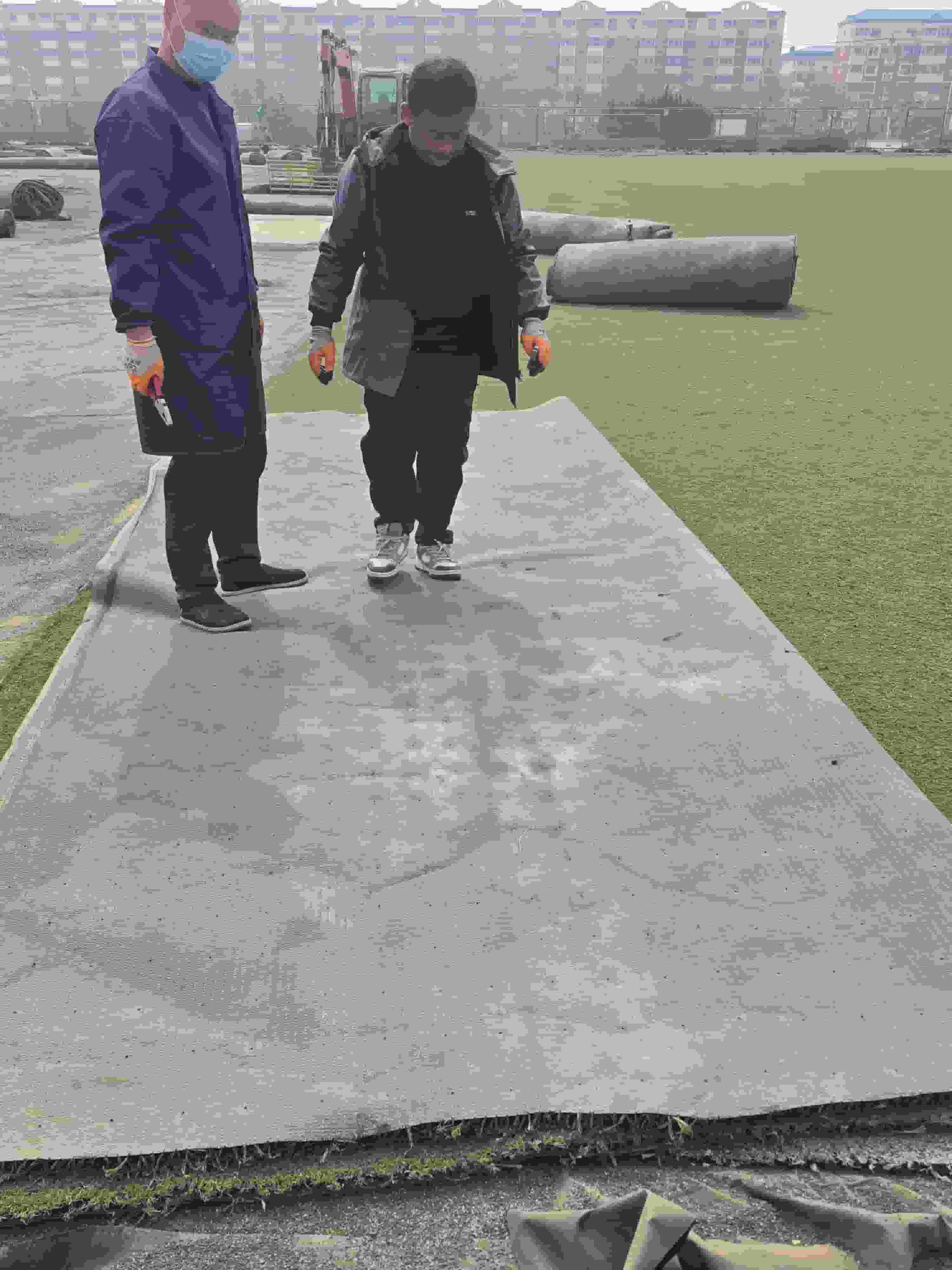 威海龙泽塑胶跑道回收服务场景
