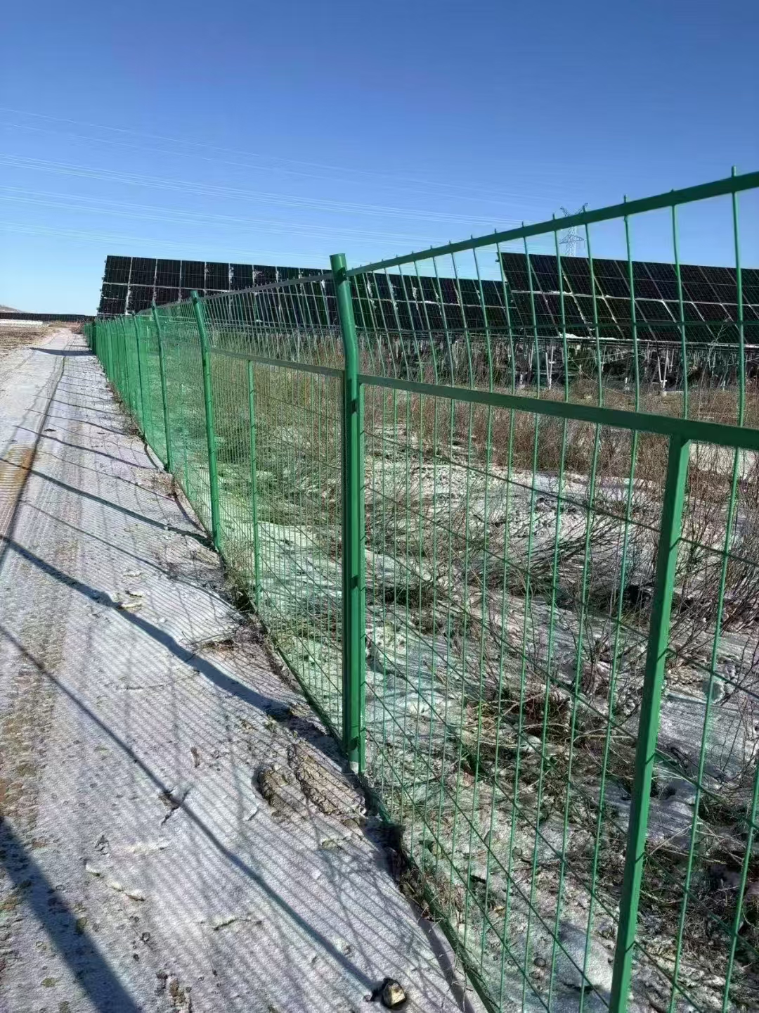 嘉峪关振昂丝网热镀锌双边丝围栏厂家应用场景