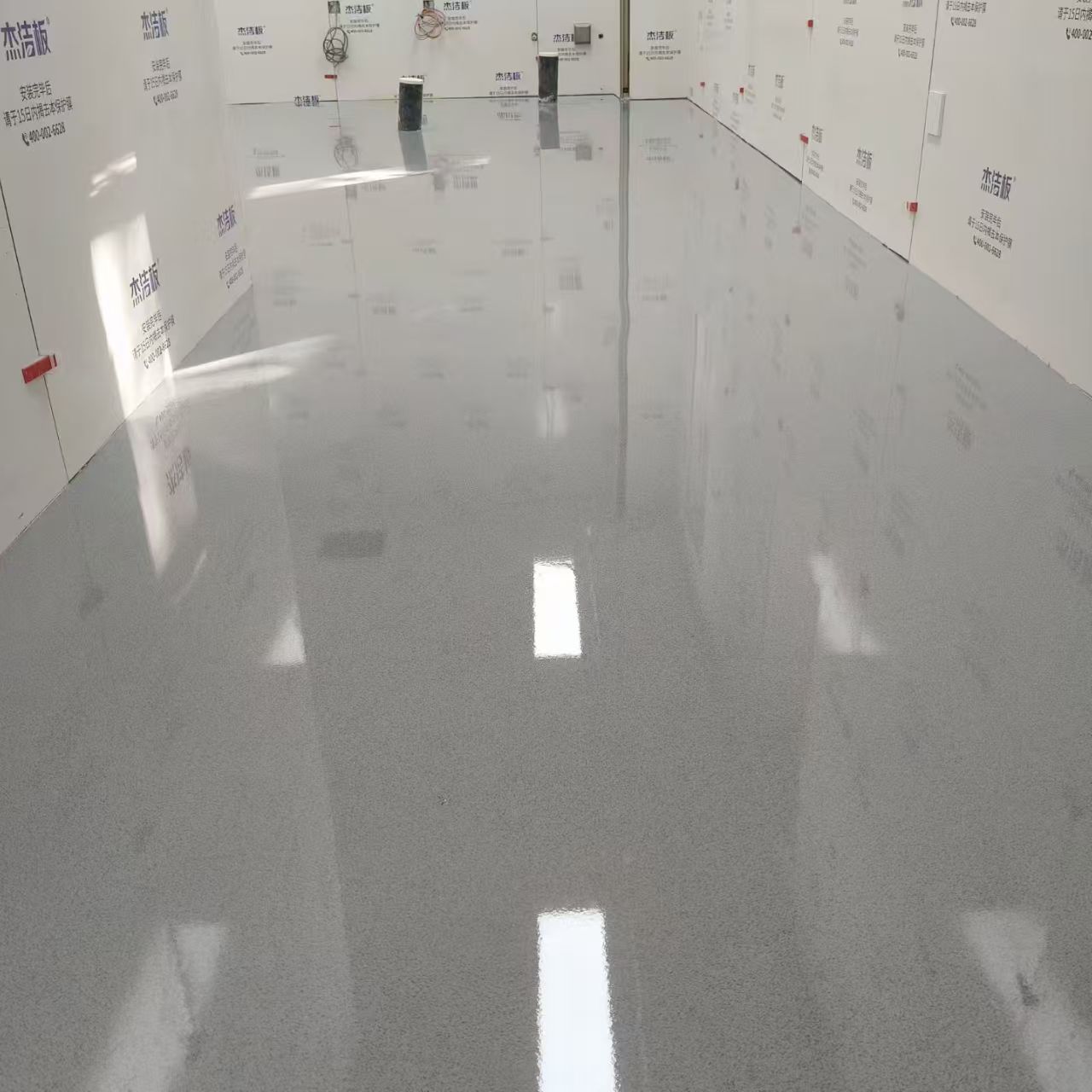 辽源兴迈地坪施工地坪漆施工展示