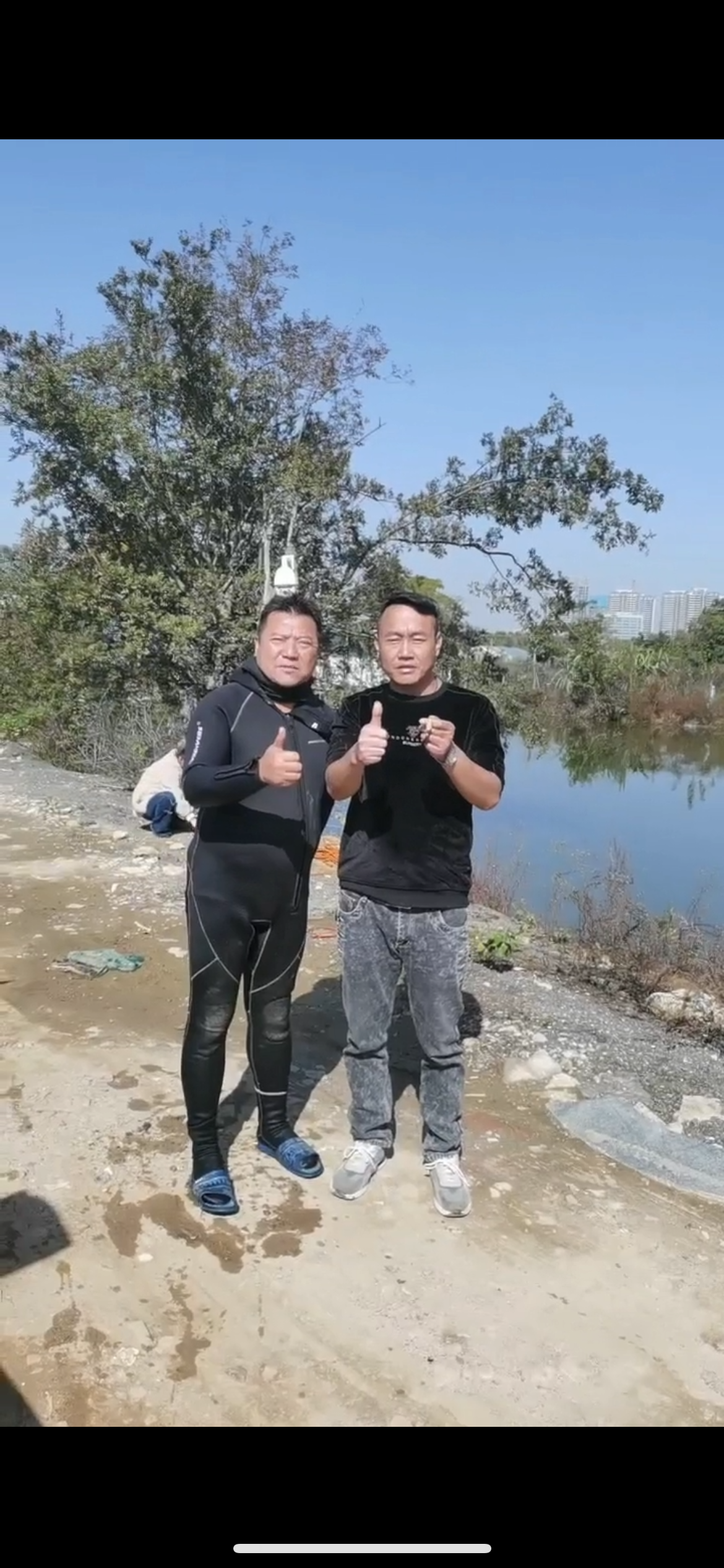 嘉兴专业的水下打捞项链公司实拍