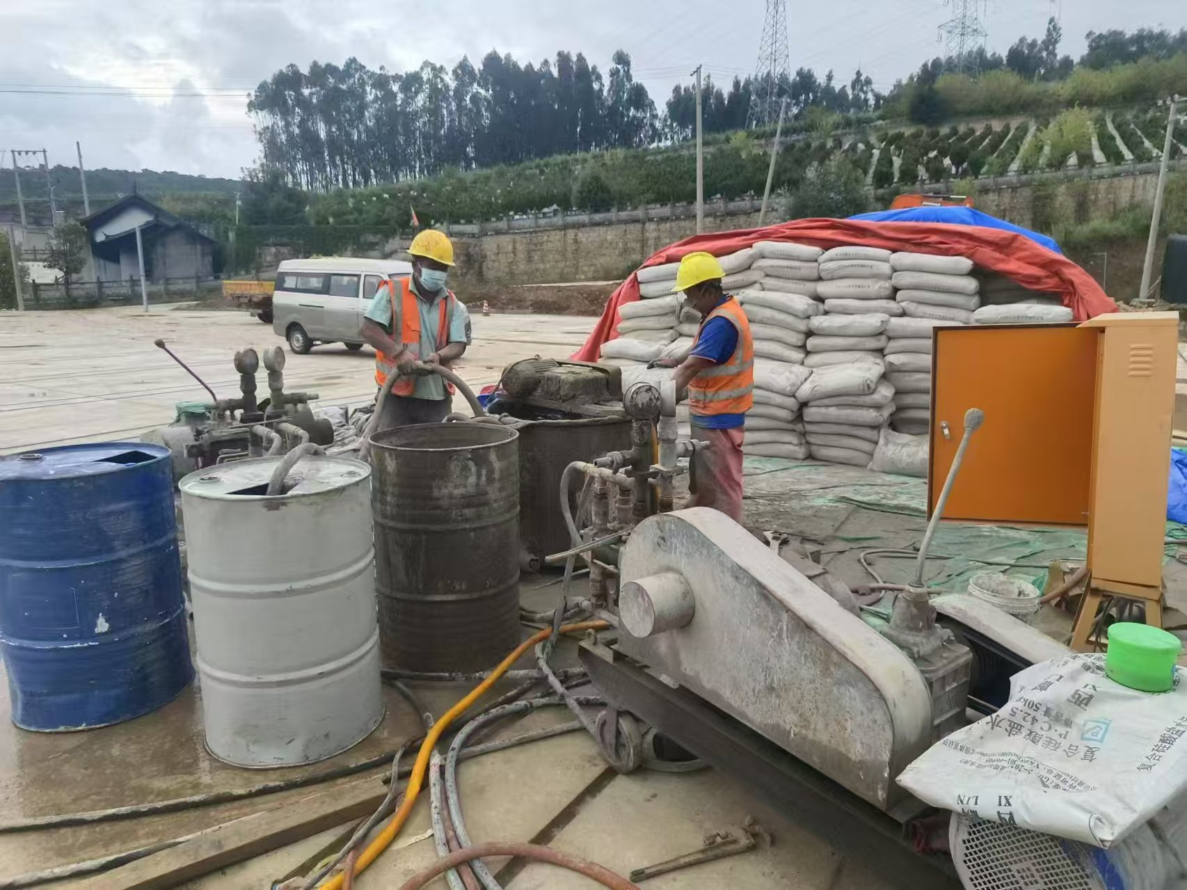 玉树塌陷地基处理施工工程公司案例图片